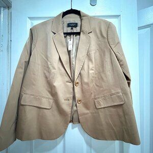 Talbots Beige/Tan NWT Blazer Size 14WP